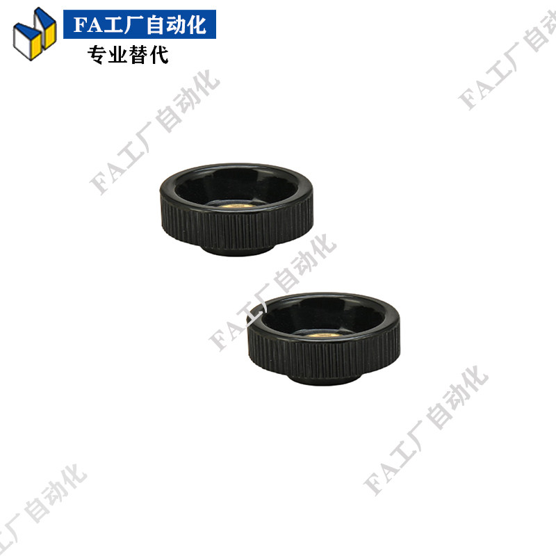 Grooved Grip Knob BT-ESD Straight Grain Twist Knurled Nut Through Hole Handle Knurled Screw