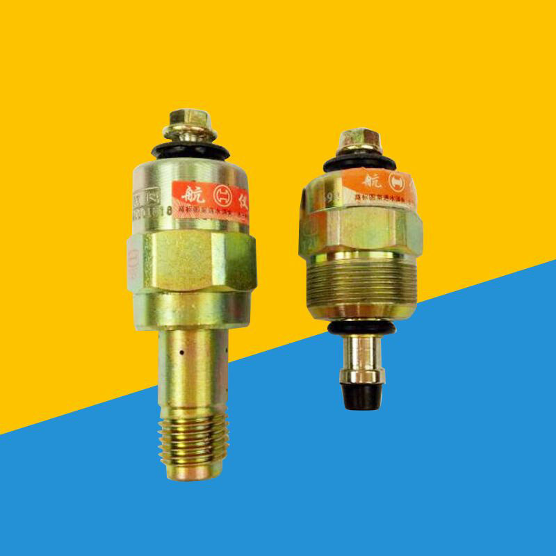 Five Suzuki 4JB1 series 12V flameout valve high-pressure oil pump solenoid valve in oil return oil valve aerometer