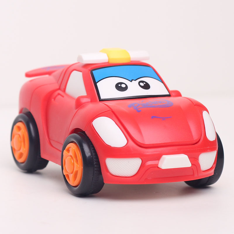 Lefan cute cartoon deformed car boy girl inertia will run toy car children baby car