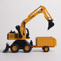Hand-in-hand drag bucket Digging Machine Boy Baby Inertia Will Run Digger Engineering Car Children Flipping Little Car Toy