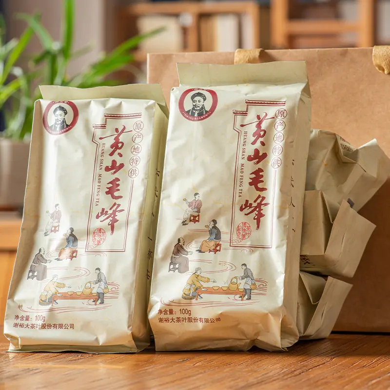 Xie Yudae Huangshan Mao Feng 100g Origin Grade 3 Green Tea Spring Tea Rain After Ming Ming After Ming-Ming Tea in Anhui Huangshan Tete Tea