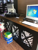 Vintage cashier counter Clothing store Barber shop Front desk Hotel cafe Atmospheric creative bar table