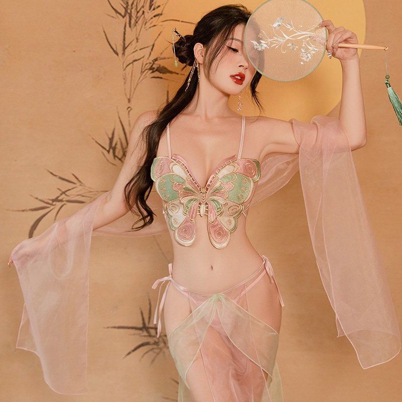 Sensual Lace Teddy with Embroidery detail 6