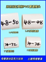 Civil engineering embedded swimming pool bathtub surf constant temperature filter pipe joint diameter reduction