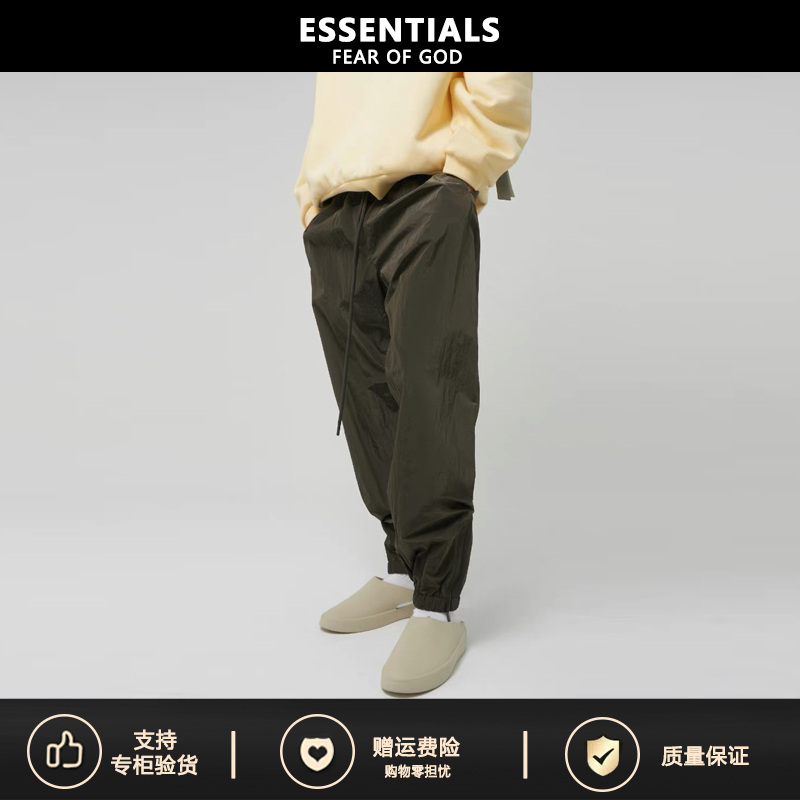 【Supports Inspection】5Zhe Fog Ess Long Pants Loose Jogger Pants Solid Color Casual Sweatpants Essentials
