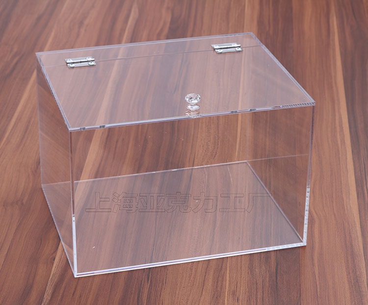 Acrylic organic glass plate transparent food display box Case cover Sub-containing box set to be colored acrylic