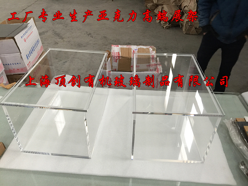 Set to make acrylic organic glass display anti-dust case laser machining transparent assembly model dust-proof box 5 face box