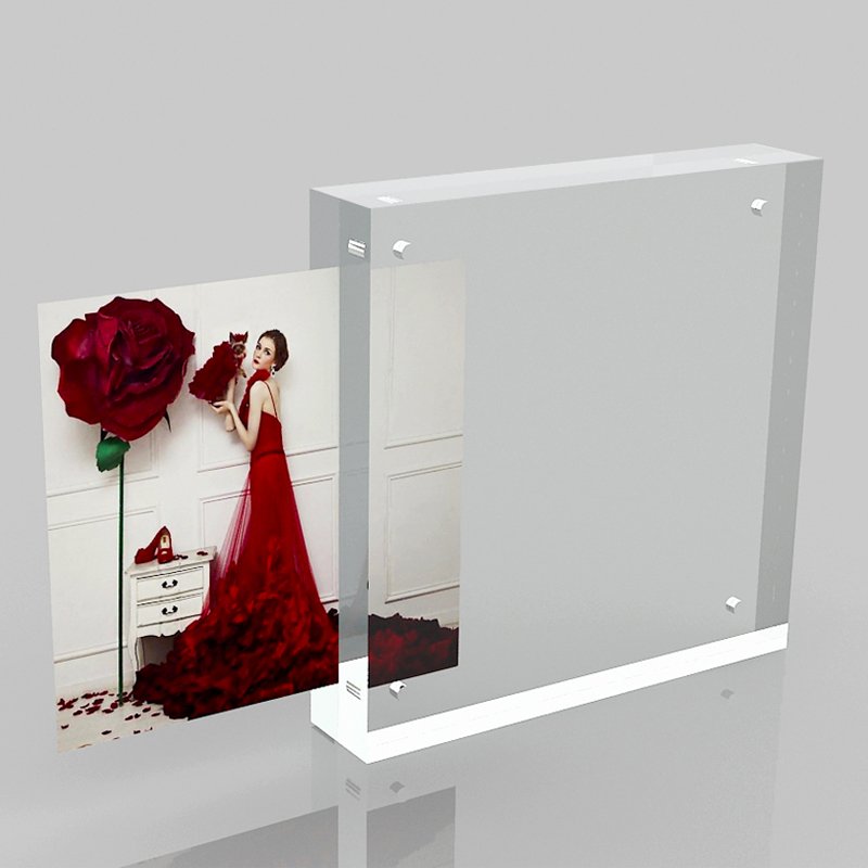 Acrylic transparent photo frame table 8 inches A4A3 5 certificates 12 inches certificate certificate A3 wall-mounted business license frame