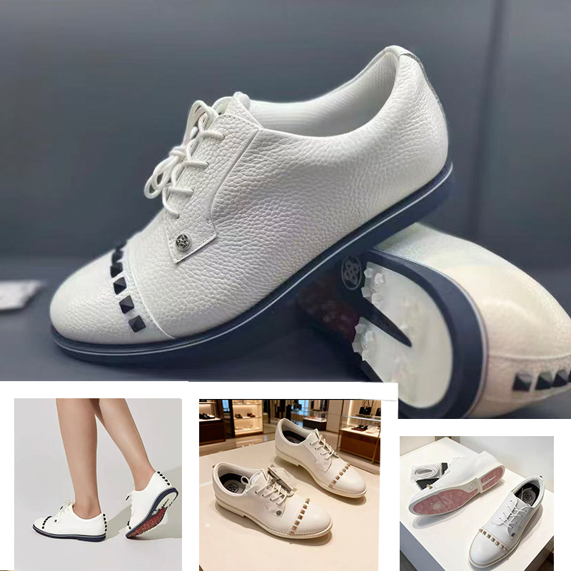 G4 Liuding Cowhide Golf Shoes, Golf Casual Sports Leather Shoes, Genuine Leather with Spikes, Non-Slip High Golf Women's Shoes G4 Liuding Cowhide Golf Shoes, Golf Casual Sports Leather Shoes, Genuine Leather with Spikes, Non-Slip High Golf Women's Shoes