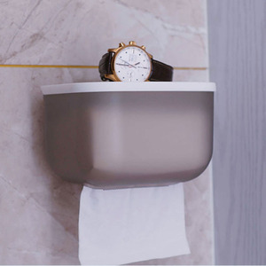 卫生间免打孔纸巾盒置物架