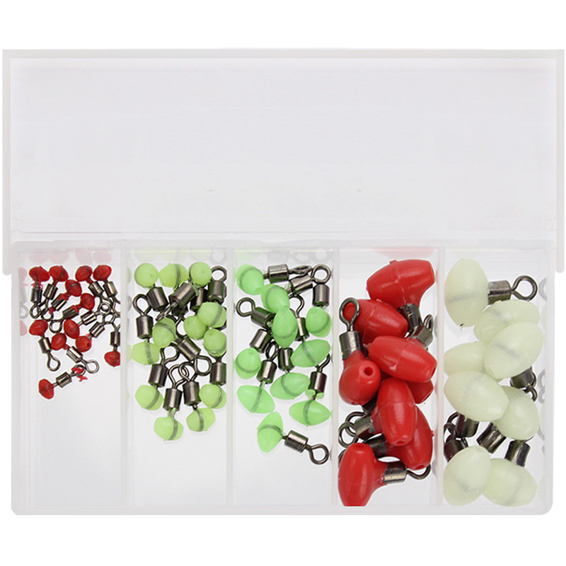 Block bead 8-character ring quick connector block bean anti-collision bean eight-character ring integrated fishing gear fishing gear fishing accessories