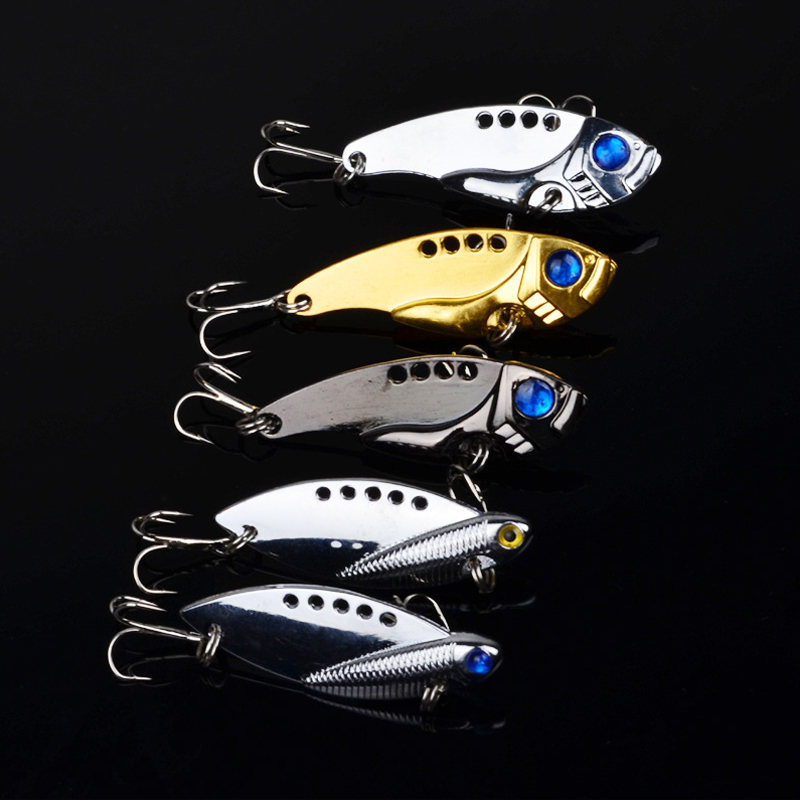 11g classic lure vib metal fishing bait with raised mouth general e-commerce fishing gear category explosion model 5 colors optional DW1287