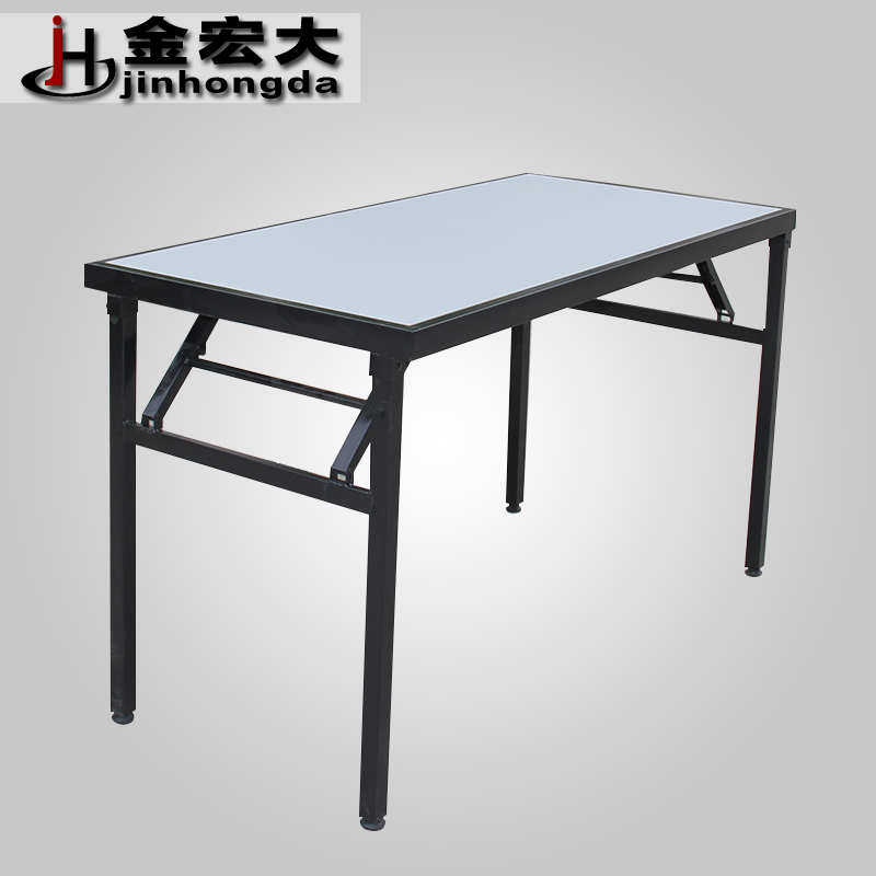 Folding training table long table exhibition promotion table simple office meeting table dining table exhibition table MBA desk