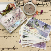 30 creative hand-painted watercolor Chinese heart attraction postcards Travel scenery of cities and ancient towns across the country