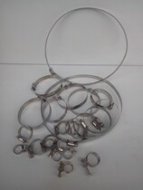 Stainless steel throat hoop lock hoop beef tendon pipe lock