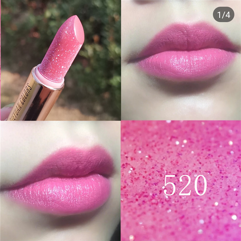New Lipstick Qi Recommended Peach Pink Cherry Blossom Pink Princess Matte Foggy Face Shiny Death Barbie Pink Lipstick Red Li Jia