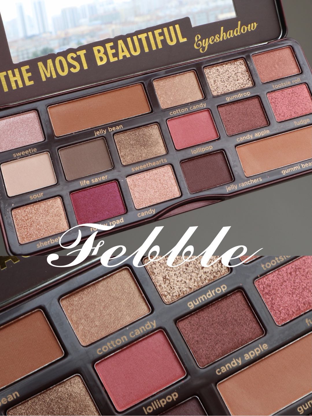 febble16 Eye Shadow Disc Color Anorexic Makeup Export Dubai ins Surfire maiden fire Shaking Tone of Polarized Earth