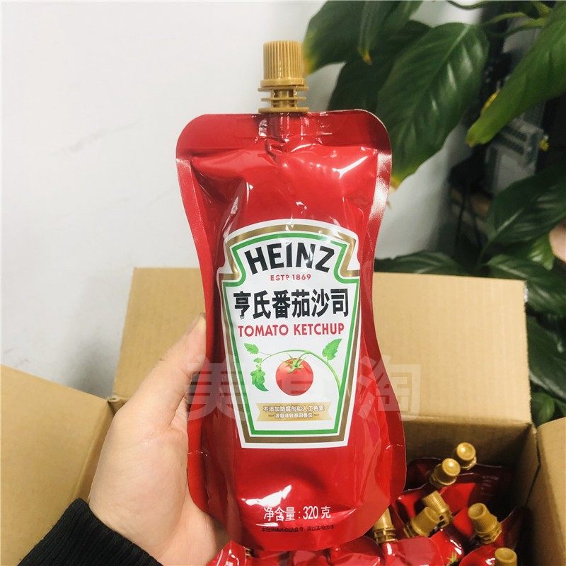 Hens tomato sag 320g * 10 bags Commercial home Tomato Sauce Italian pasta with pizza Fried Chicken Exclusive Sauce