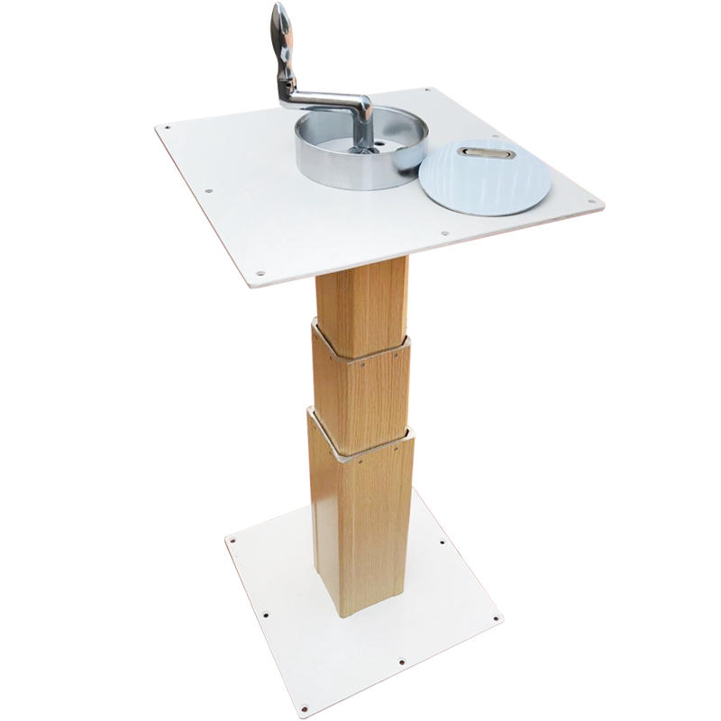 Yingmei manual shake aluminum alloy stepping rice lifting platform Tatami Tatami rice lifting device Tatami lifting table