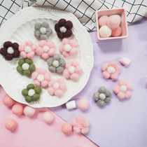chuo chuo le wool felt fleshy flower Eternal Flowers floral flower shop wreath design pink flowers