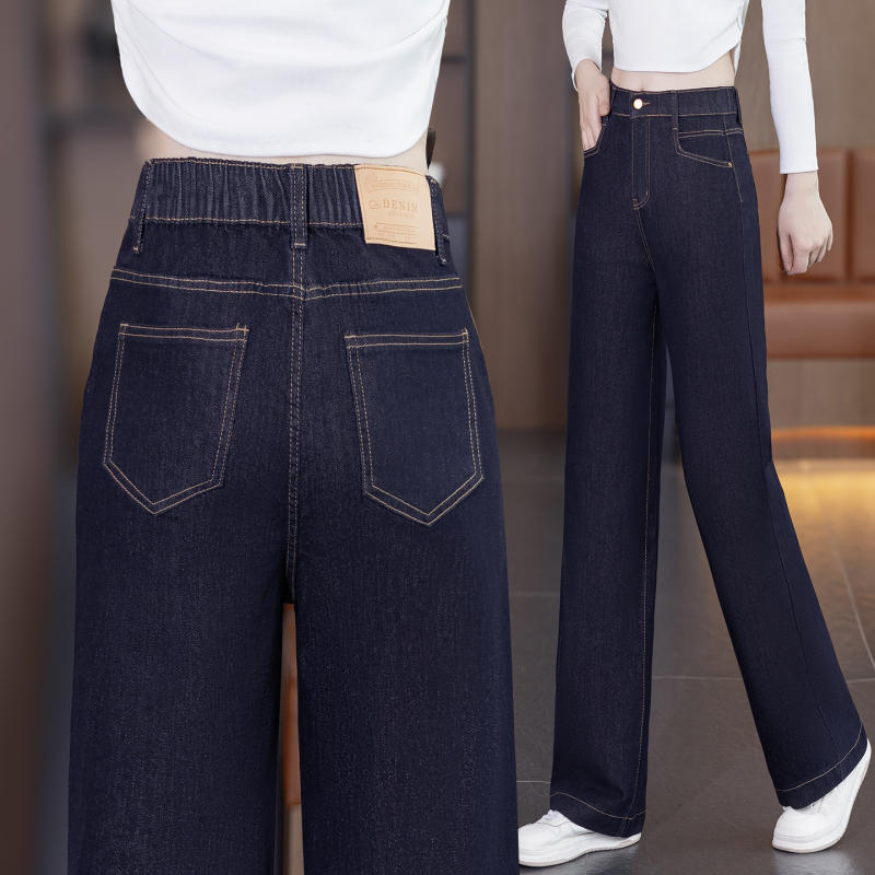 High-Waisted Slim-Fit Jeans for Women, 2026 Autumn and Winter New Style, Height-Enhancing, Petite, Cropped, Loose, Slimming, Straight-Leg Wide-Leg Pants High-Waisted Slim-Fit Jeans for Women, 2026 Autumn and Winter New Style, Height-Enhancing, Petite, Cropped, Loose, Slimming, Straight-Leg Wide-Leg Pants