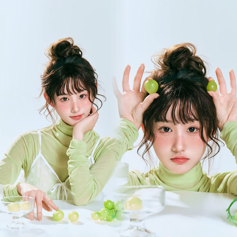 Early Spring Korean Style Fresh and Energetic Girl Photo Shoot Theme Studio New Personal Portrait Art Photo Photography Clothing