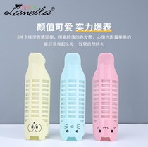 Self-adhesive air bangs curl fixed clip lazy plastic curling iron sleeping styling fluffy curling iron 3 pack