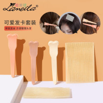 Hairdressing 5 Pieces Suit Duckbill Clip Pompon Hair Clip Self-Glued Liu Sea Paste