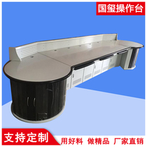 Customized luxury monitoring console single-link platform Assembly TV Wall security console double triple dispatch station