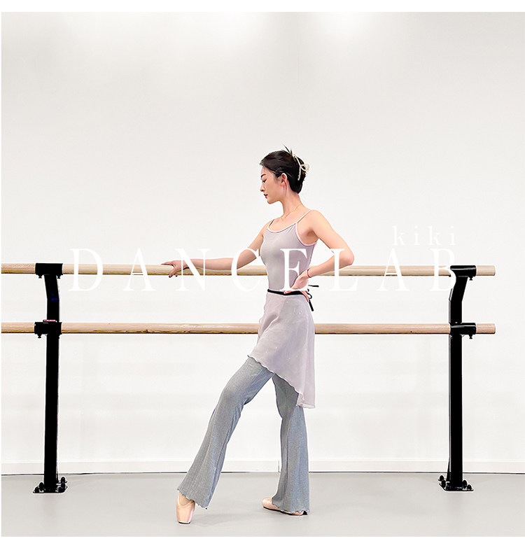 балетные аксессуары dancelab kiki芭蕾舞预热练功舞蹈保暖微喇高弹长裤针织护腿裤女