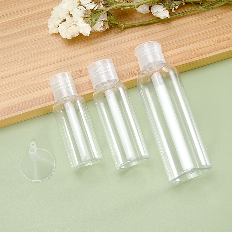 Travel travel transparent cosmetics sub-bottling skin care products facial cleanser lotion small empty bottle moisturizing trial package lotion