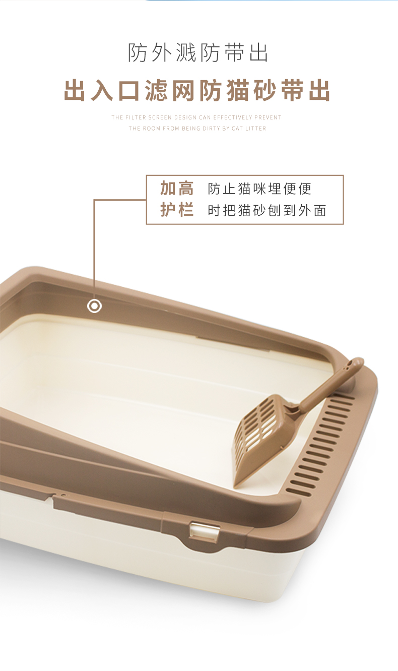 Mèo mở bồn cầu mèo nhỏ xả rác khử mùi vật nuôi mèo chậu chậu mèo mèo bồn cát mèo chậu vệ sinh mèo - Cat / Dog Beauty & Cleaning Supplies Con lăn tĩnh điện ChomChom Roller.