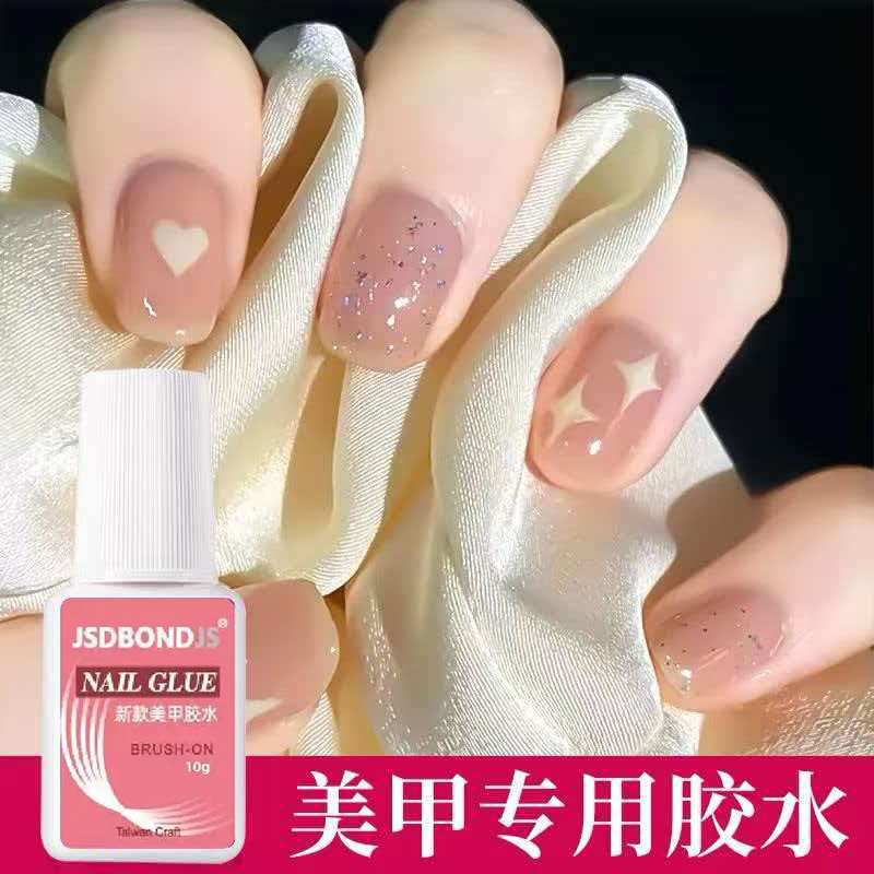 Nail Glue Specifically Designed for Strong and Waterproof Adhesion in Nail Salons, Nail Tips Glue, Strong Adhesive for Nail Tips, No-Bake Quick-Drying Nail Glue Specifically Designed for Strong and Waterproof Adhesion in Nail Salons, Nail Tips Glue, Strong Adhesive for Nail Tips, No-Bake Quick-Drying