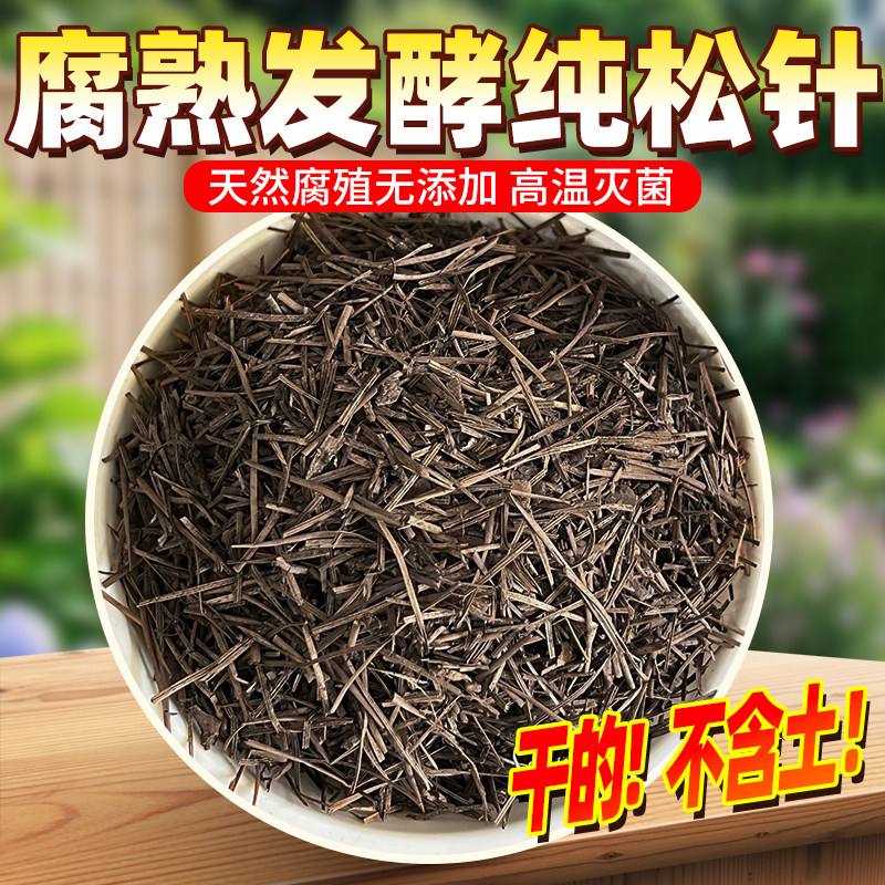 花土松针腐殖土发酵松针土君子兰兰花专用植料天然腐叶土营养土