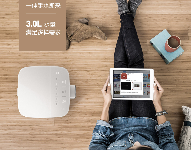 máy lọc nước carophi Vòi nước uống đẹp để bàn nhỏ 3 lít mini thông minh nhiệt độ lựa chọn ấm đun nước điện ngay lập tức nồi lẩu máy nước nóng lạnh kangaroo