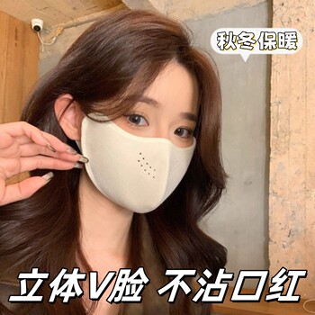 Winter Warm Mask for Women, High Appearance Value, 2025 New Model, Outdoor Breathable, Thickened, Three-Dimensional, Anti-Fog, Windproof, Cold-Proof