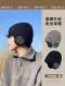 Men's Hat 2025 New Winter Ear-Protecting Cycling Warm Hat Large Head Circumference Woolen Hat Head-Covering Fleece-Lined Knitted Hat