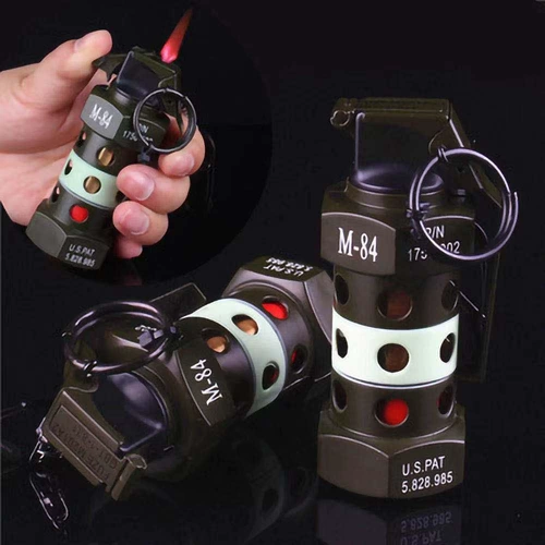 Креативная большая металлическая ветрозащитная зажигалка