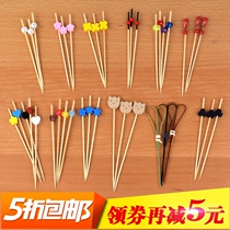 Hamburger fruit picks sandwich picks creative picks olive picks scissors picks bartending bamboo picks fruit cocktail picks decorative picks