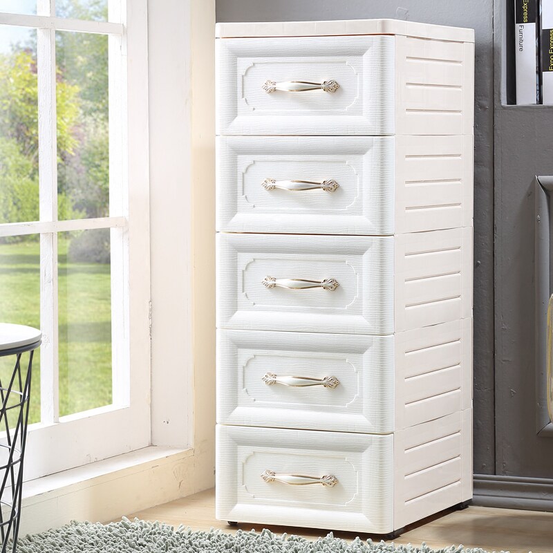 European plastic drawer storage cabinet plastic toy storage cabinet baby wardrobe baby clothes organizer