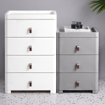 Thickened multi-layer drawer storage cabinet plastic snack cabinet household storage cabinet organizer storage cabinet chest of drawers