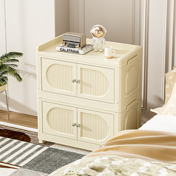 Installation-Free Storage Cabinet kids Wardrobe Plastic Snack Storage Cabinet Clothes For Home Bedroom Foldable Storage Cabinet