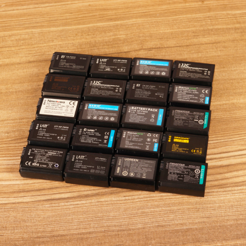 Used Sony NP-FW50 Fuji W126S Canon LP-E6 E17 E12 SLAS SLAS