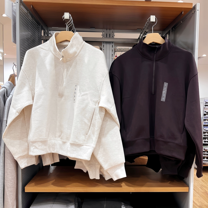 Foreign Trade Original Half-Zip Pullover Sweatshirt for Women and Men, Collaboration Style/Sports Shirt, New Autumn Model Y491119