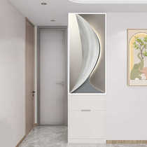 Light luxury Changhong art glass screen partition living room bathroom half wall water ripple entry entrance modern simplicity