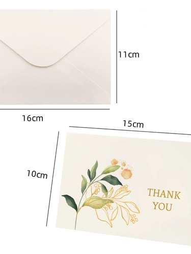 Творческая горячая бронза, минималистская маленькая свежая рождественская новогодняя поздравительная открытка, благословение благословения День рождения спасибо за небольшие открытки, чтобы принести конверт