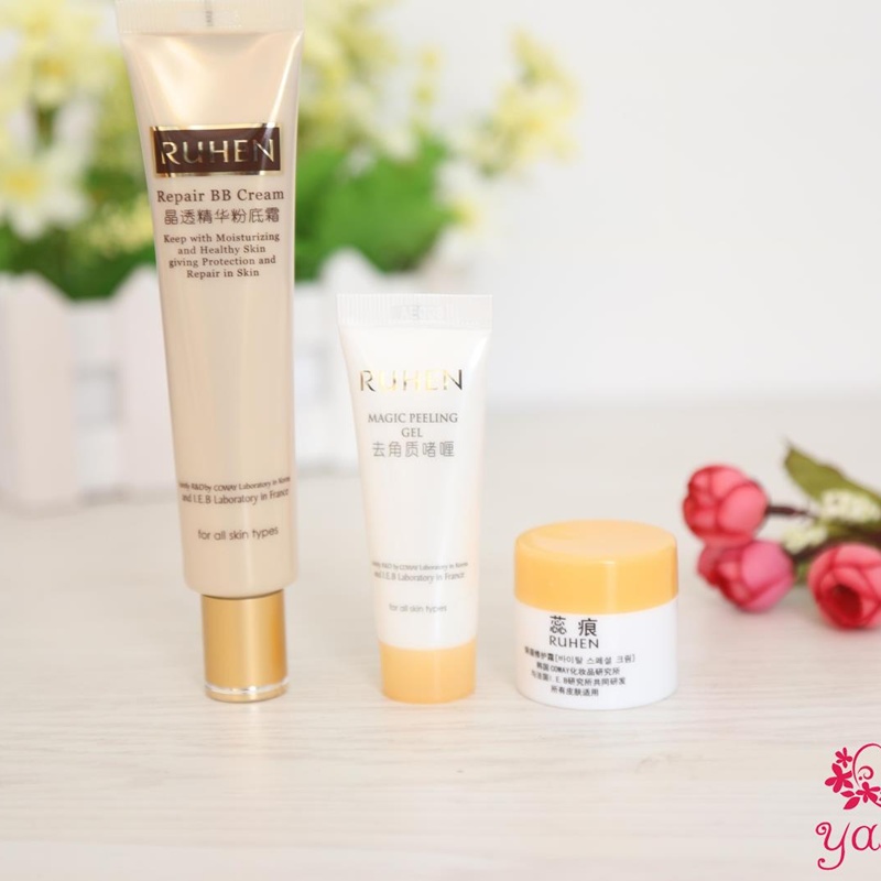 Xiongjin mỹ phẩm truy cập chính hãng Rui BB Rui Rui tinh thể rõ ràng chất nền tảng kem BB cream