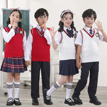 Poetry recitation class for primary and middle school students Yinglun wind school clothes kindergarten clothes Spring and autumn suit childrens choral performance Out of service