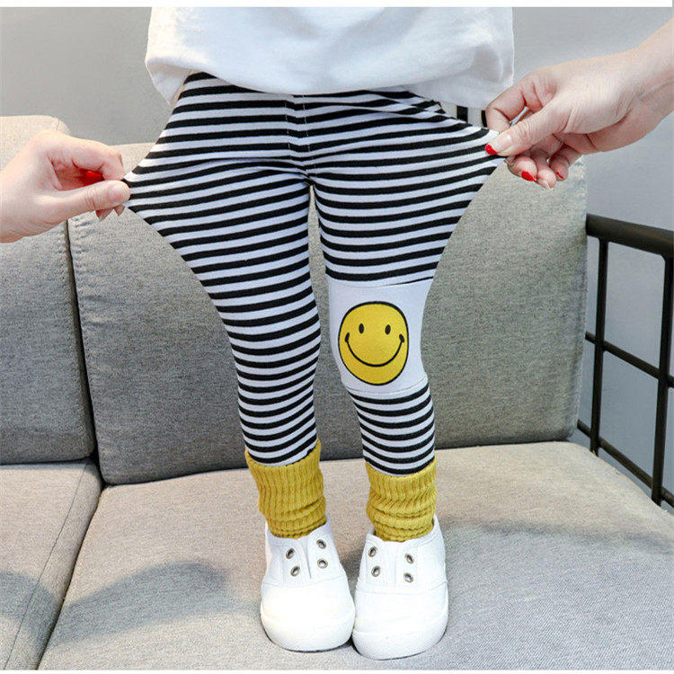 2022 female baby spring autumn inside lap pants summer clothing little girl children's pants sub-foreign-girl girl Han version long pants thin wave