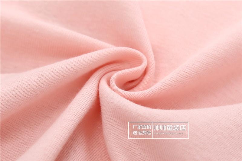 Cô gái mới mùa xuân và mùa thu chạm đáy áo thời trang Áo phông quần áo trẻ em giản dị thêu cotton 1-3-5-7 tuổi Quần áo trẻ em áo phông sexy cho bé 